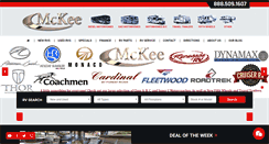 Desktop Screenshot of mckeerv.com